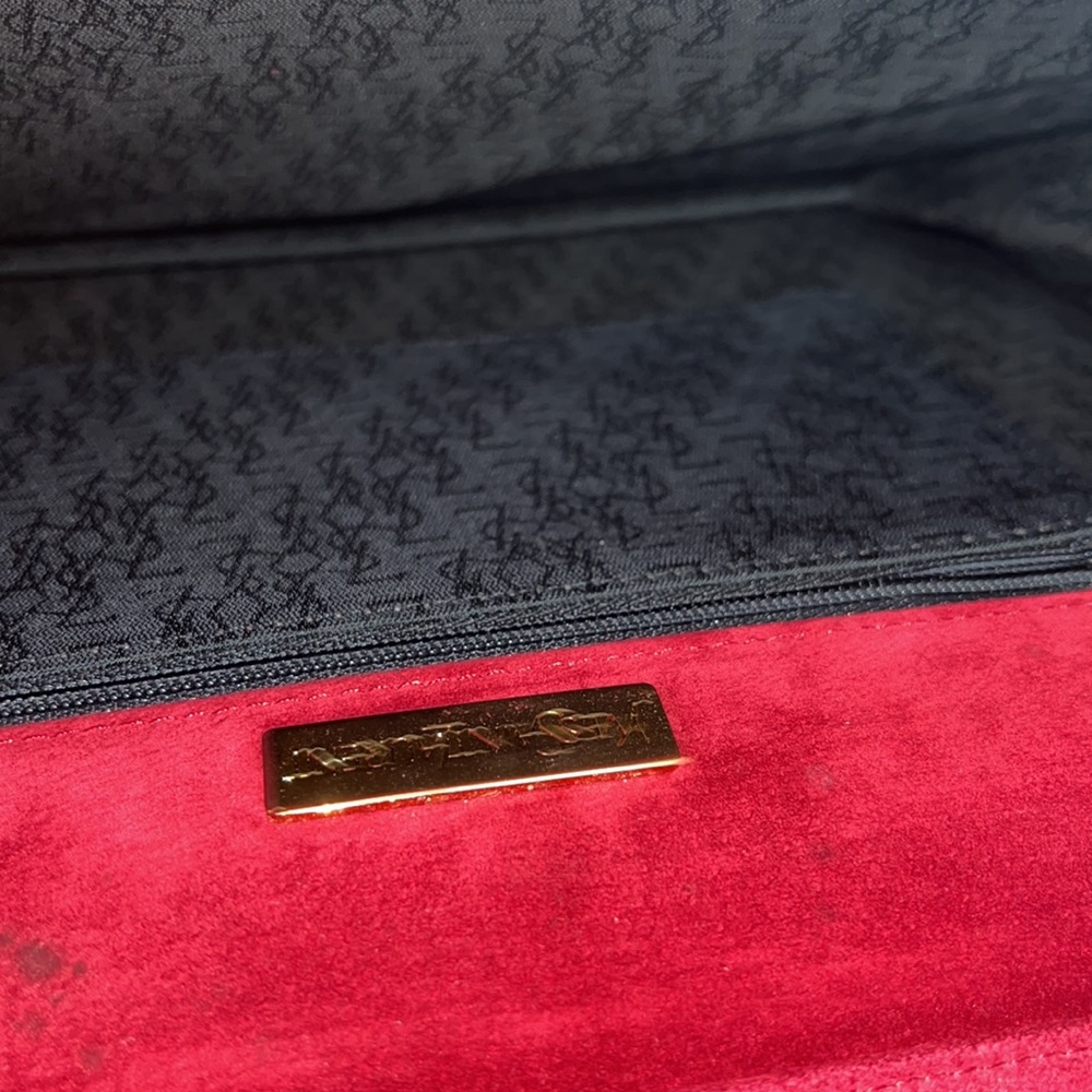 Yves Saint Laurent studded suede crossbody bag - Picture 6 of 7